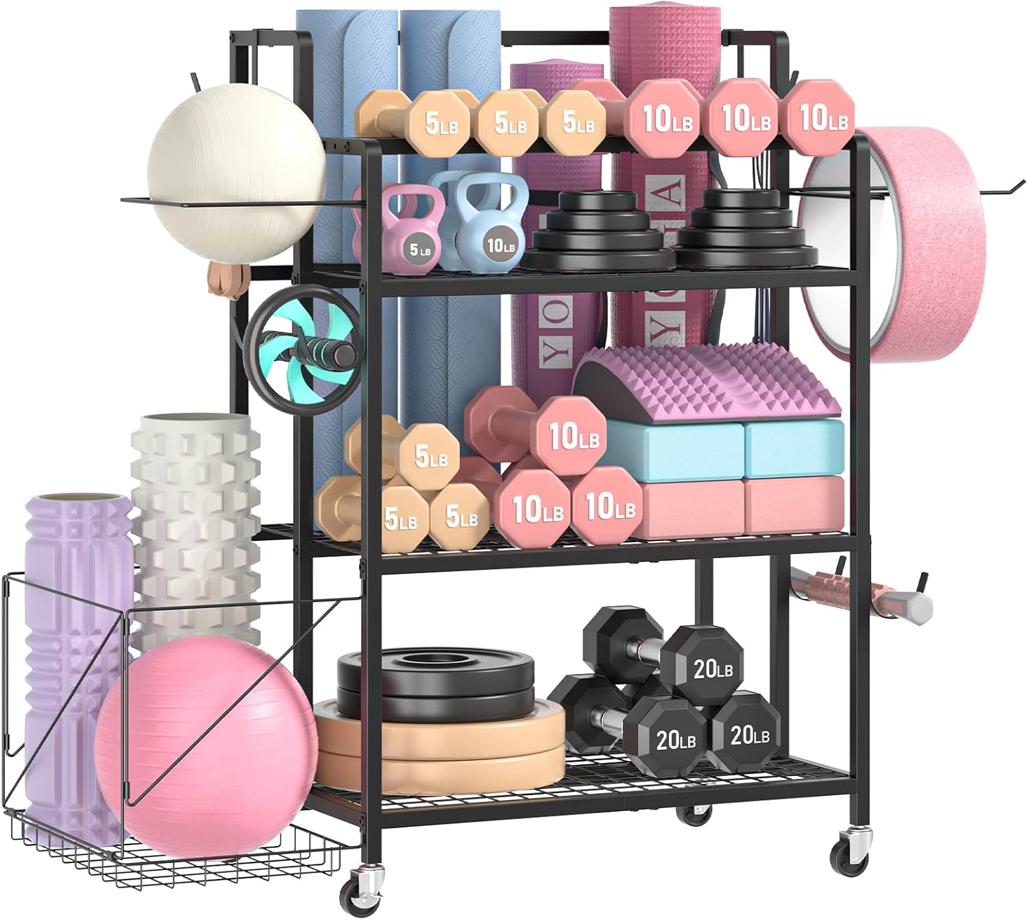 Home Gym Usa - Opbergruimte voor thuisgym, geen materiaal gespecificeerd,