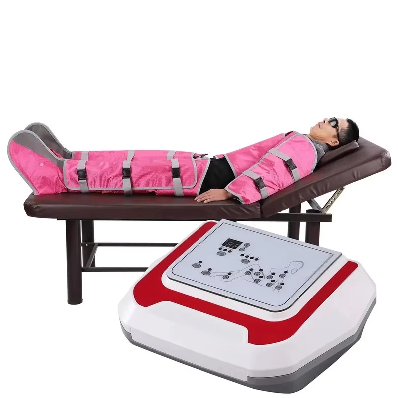 Leg Press Machine - Professionele Pressotherapie Machine Paarse Lymfedrainage Massage