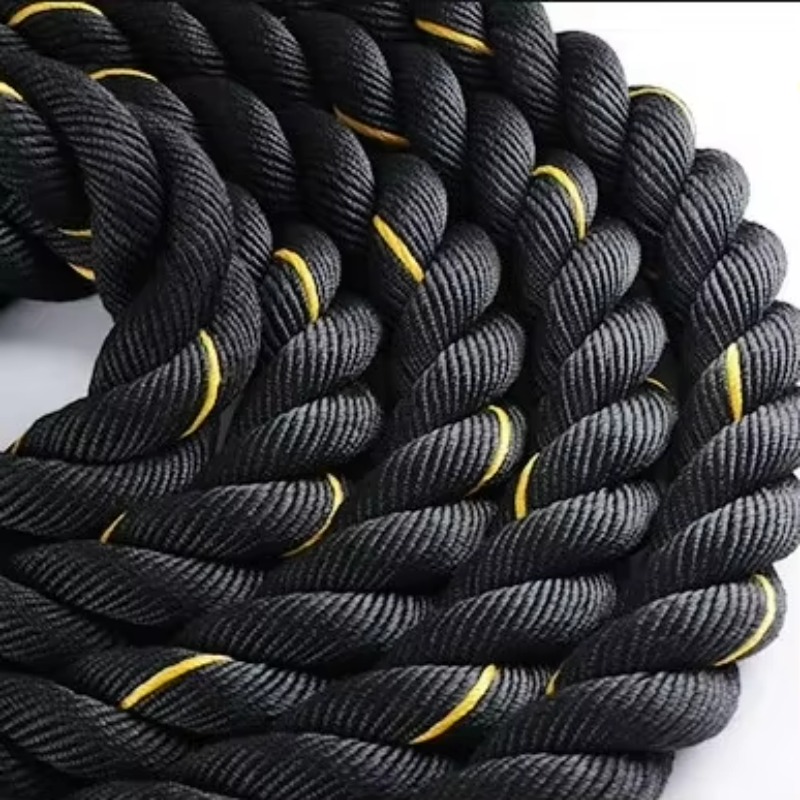 Leg Home Gym Workout - Workout oefening battle rope fitness zware