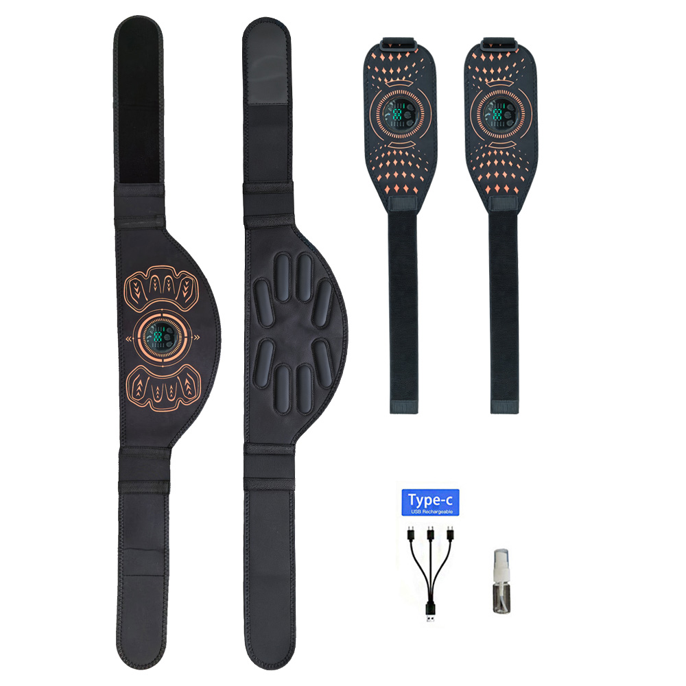Weight Belt Lifting - Slimme Fitnessriem Spiertrainer Buikspiertrainer USB Oplaadbaar