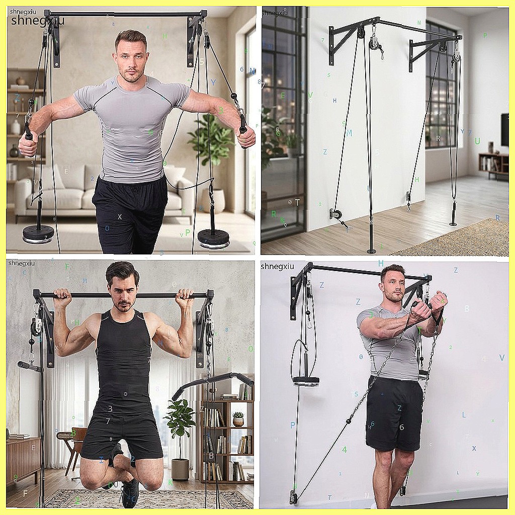 Home Gym Diy - Wandmontage DIY fitness katrolsysteem voor biceps