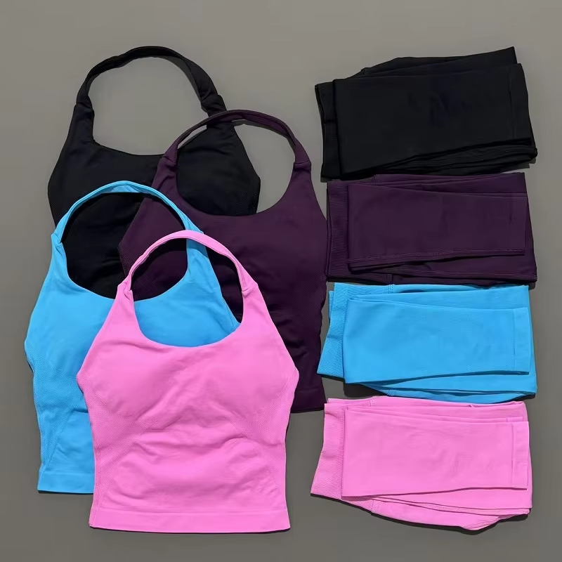 Home Gym Pilates - 2-delige sportkleding dames yogaset gymkleding sportkleding