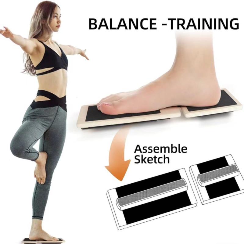 Wobble Board Balance - Fysiotherapie Houdingcorrector Enkelbalansbord Enkelversterker Oefenapparaat Verstuikingsbeveiliging