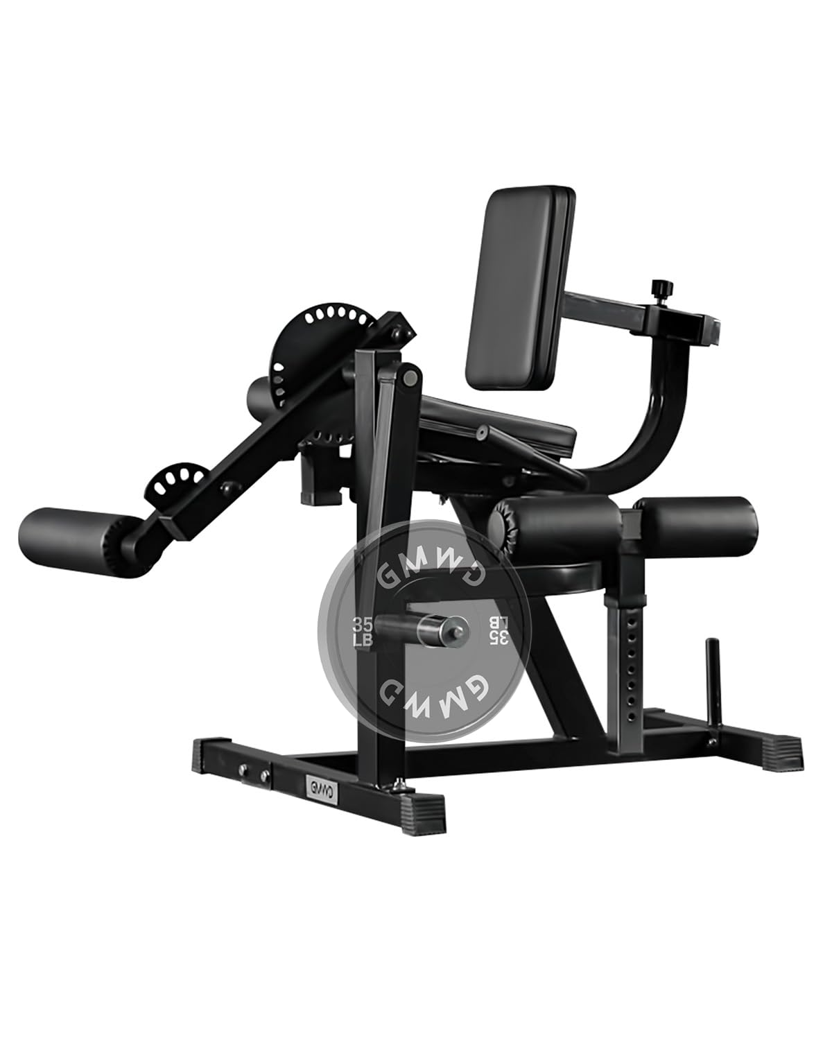 Home Gym Leg Extension Machine - Verstelbare beenstrekmachine & curlmachine, met gewichtsplaten