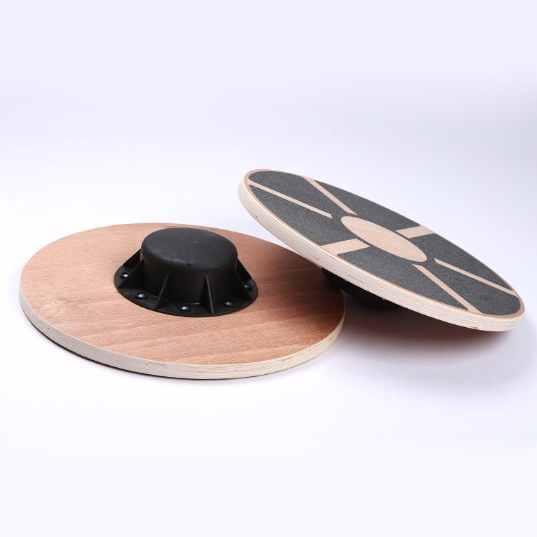 Wobble Board Balance - Antislip fitness oefenplank van hout, wiebelplank