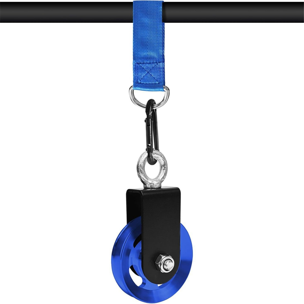 Home Gym Diy - AT59 kabelkatrol met schommelriemkarabijnhaak, 90 mm