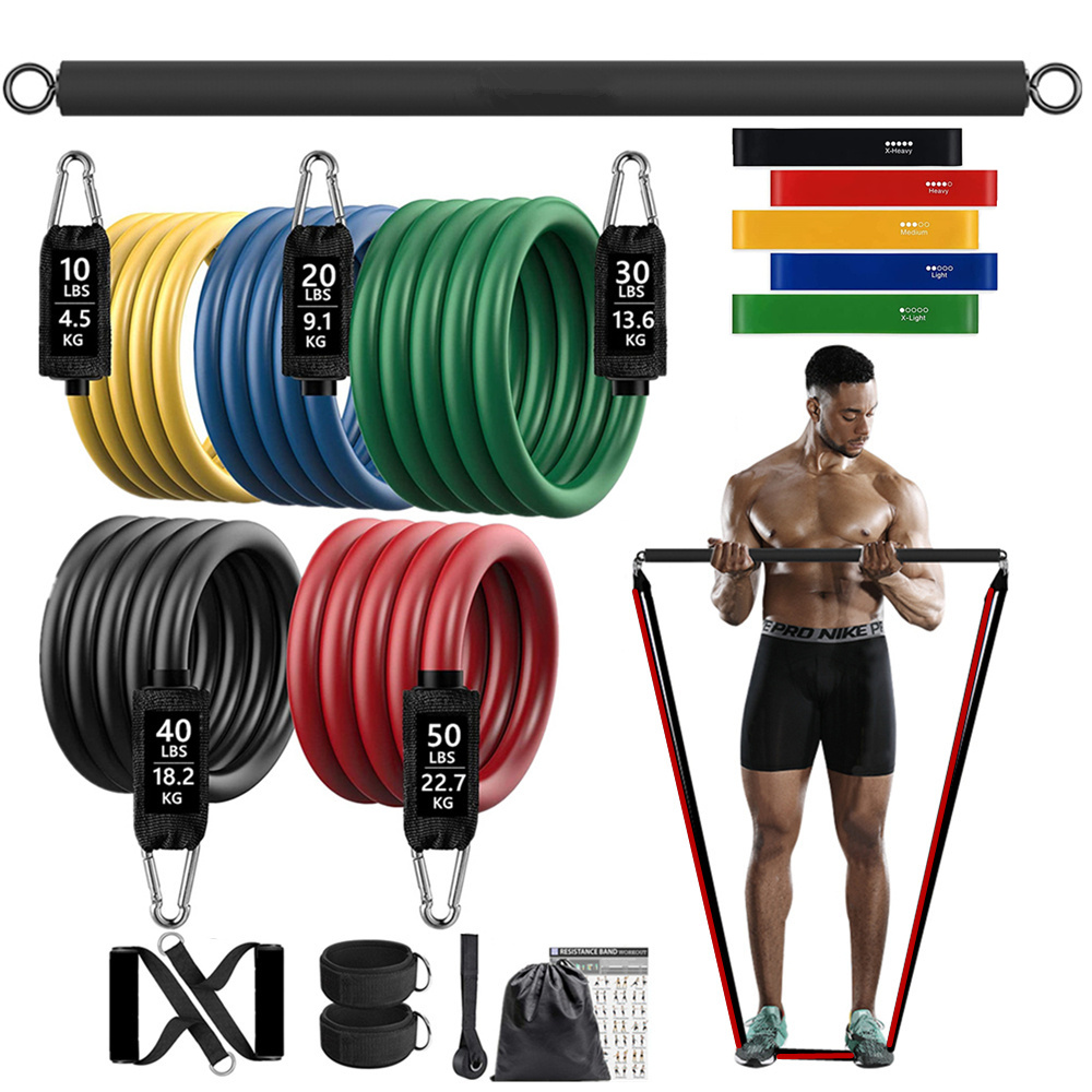 Leg Home Gym Workout - 150lb Fitness Booty Weerstand Elastische Band