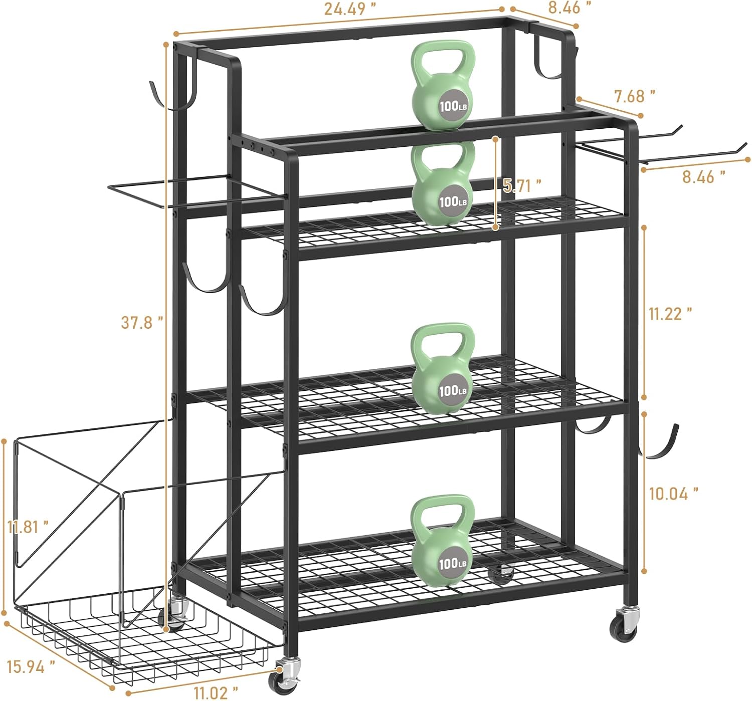 Opbergruimte voor thuisgym, ge - Home Gym Usa recensie en prijs