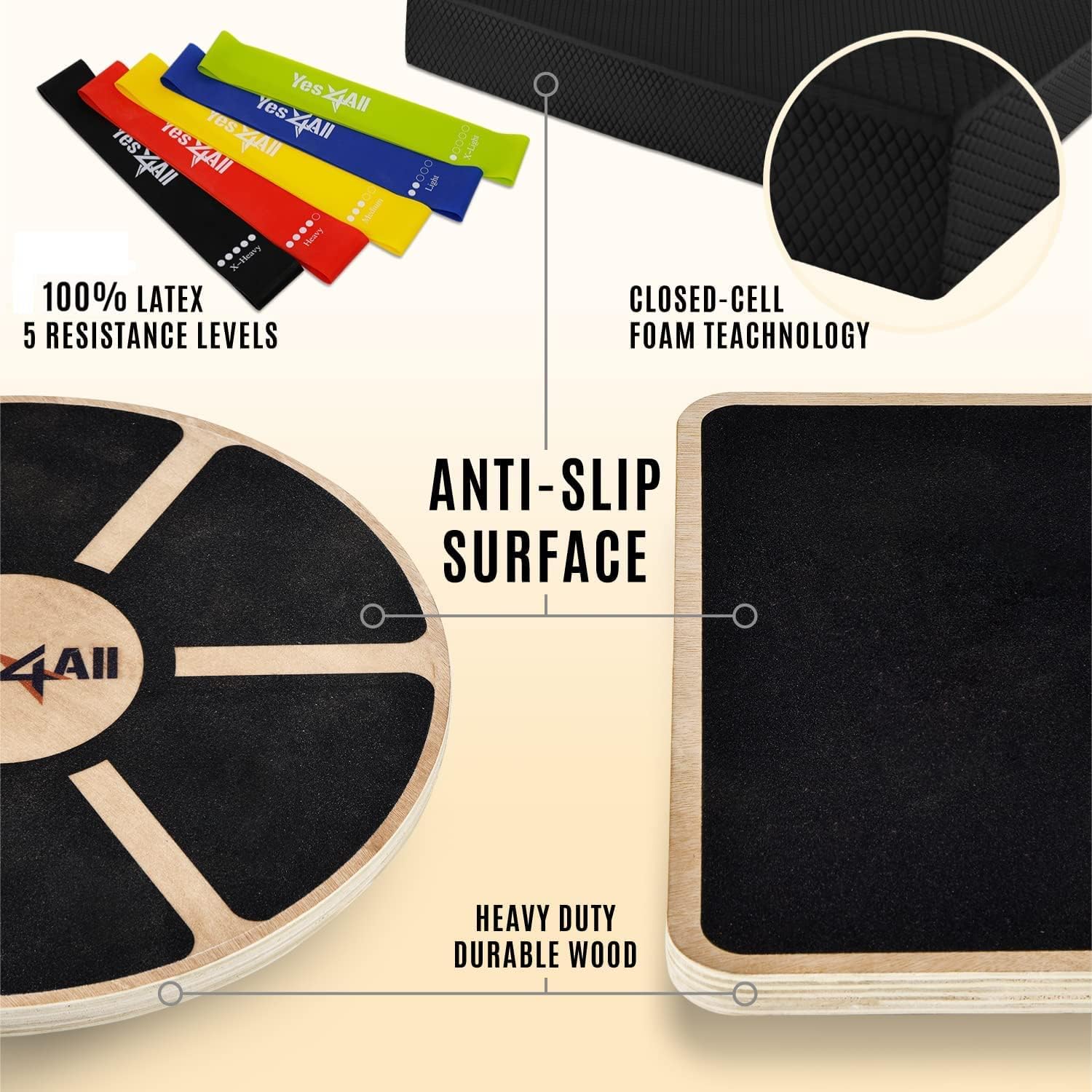 Veelzijdig houten wobble board - Wobble Board Balance recensie en prijs