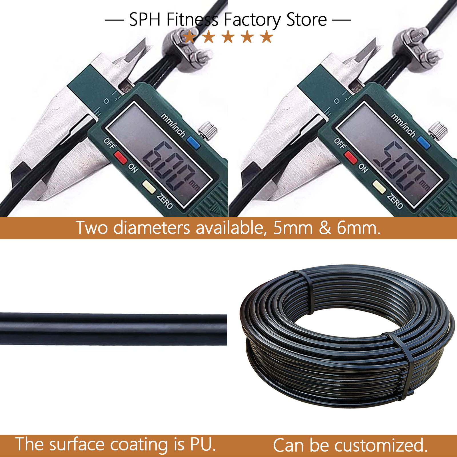 5/6mm Dikke Staaldraad Fitness - Home Gym Nala recensie en prijs