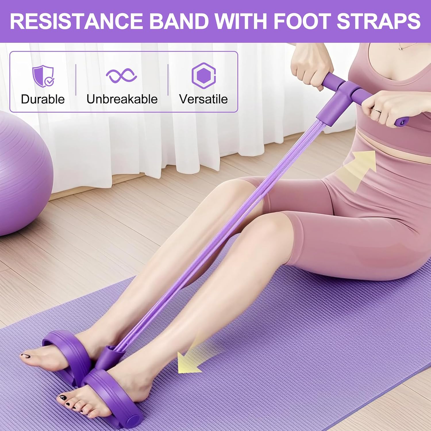 4-buis pedaalweerstandsband mu - Home Gym Youtube recensie en prijs