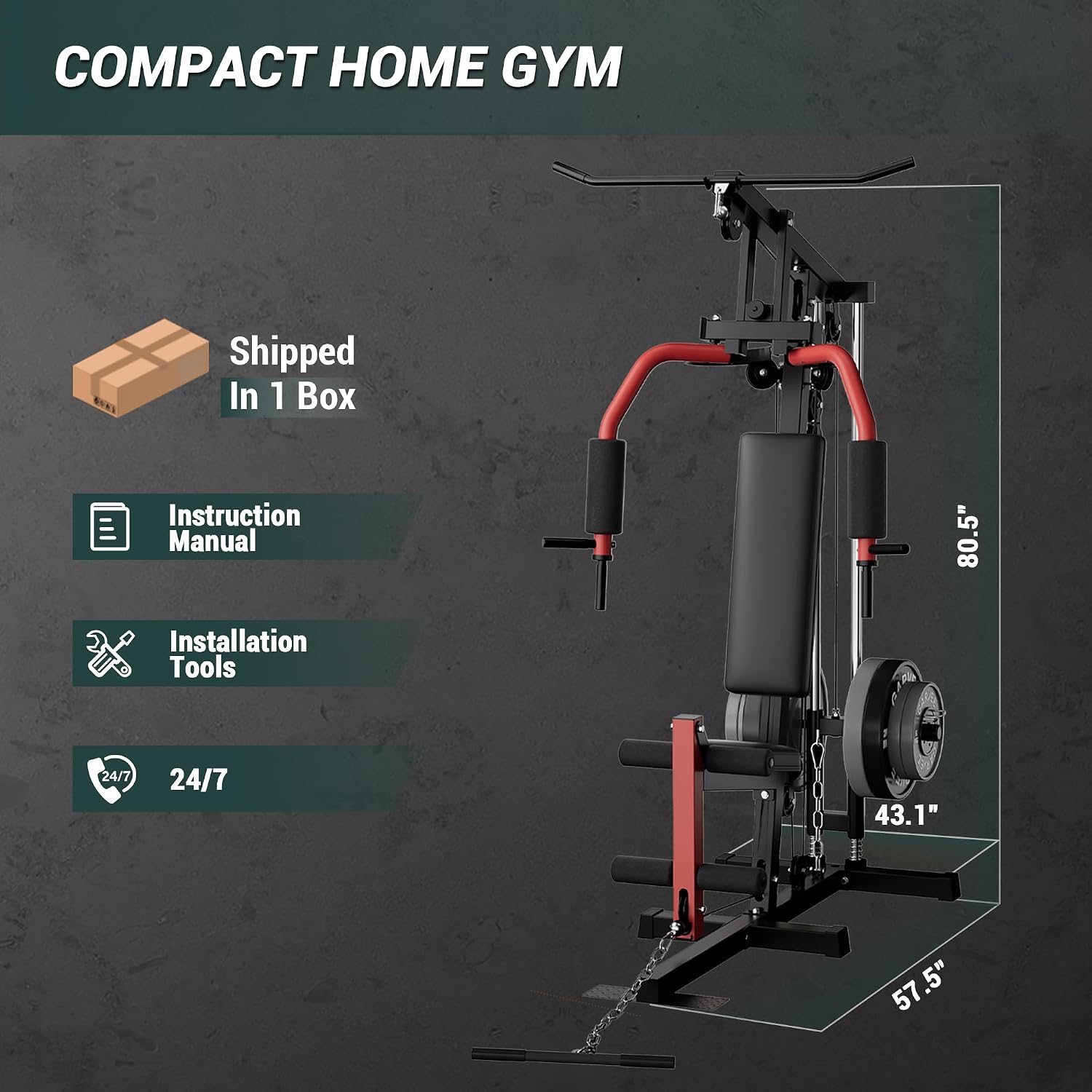 Volledige Home Gym Machine met - Home Gym Leg Extension Machine recensie en prijs