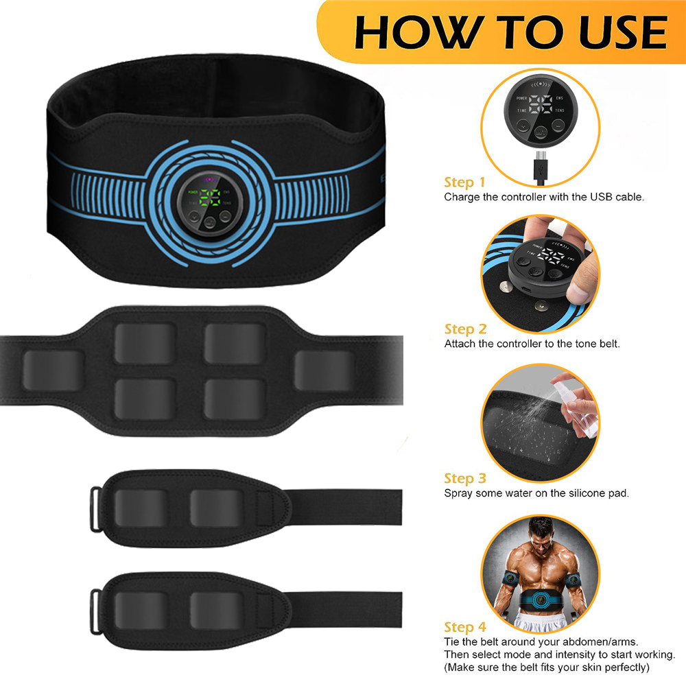 USB Oplaadbare Buikspier Train - Weight Belt Lifting recensie en prijs