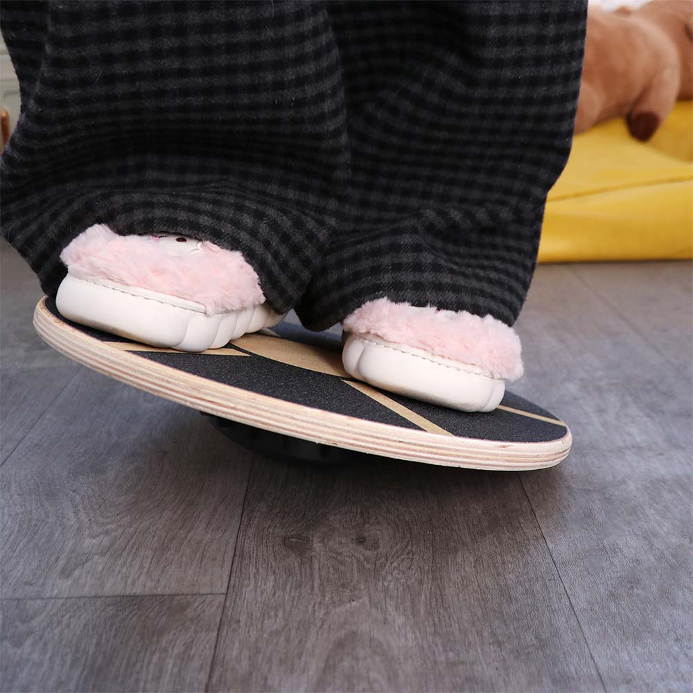 Houten ronde balans trainingsp - Wobble Board Balance recensie en prijs