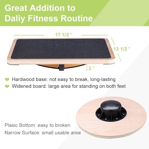 Professioneel houten balansbor - Wobble Board Balance recensie en prijs