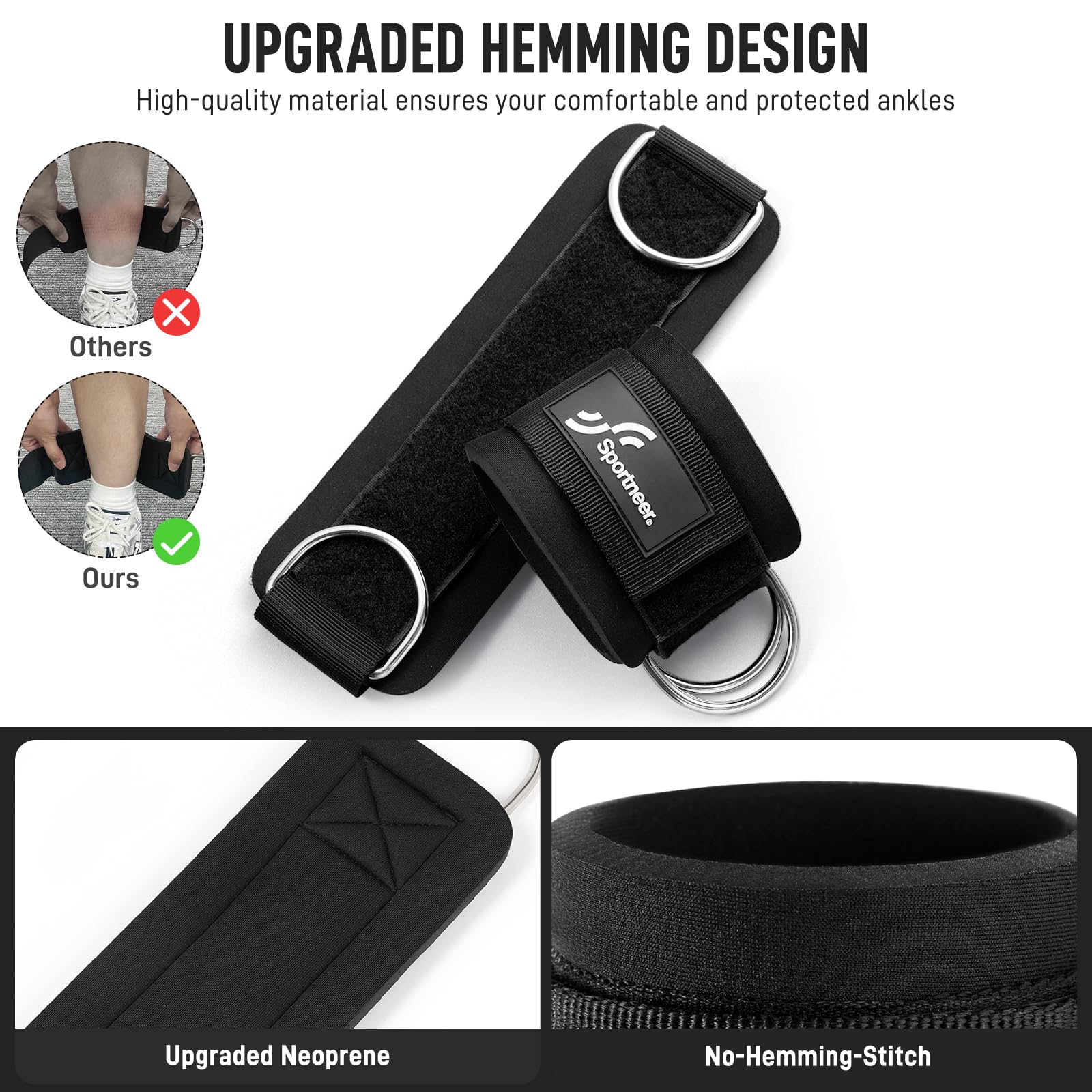 Sportneer Verstelbare enkelban - Home Gym Leg Extension Machine recensie en prijs