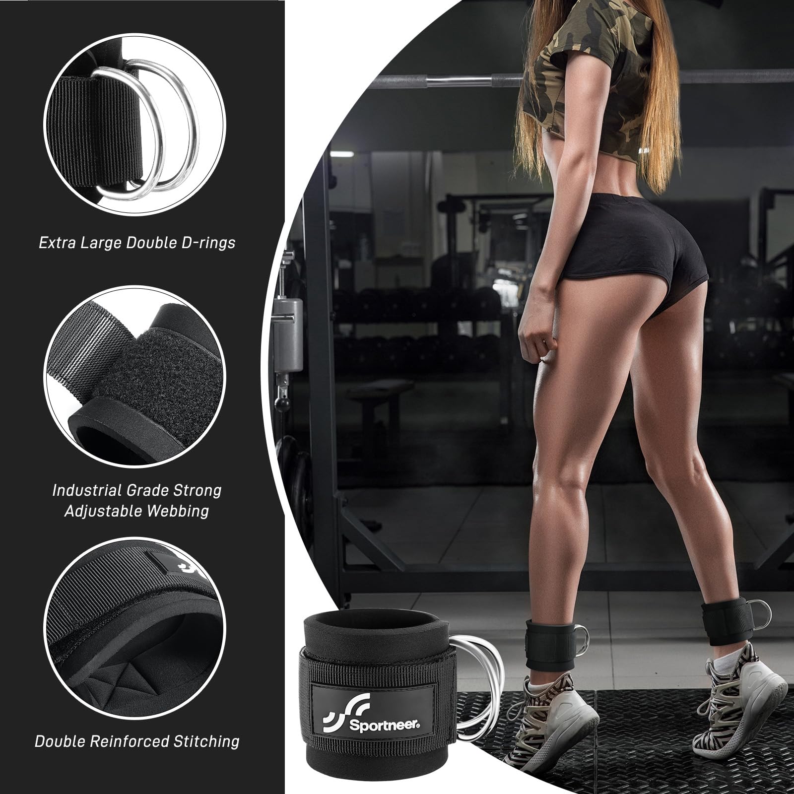 Sportneer Verstelbare enkelban - Home Gym Leg Extension Machine recensie en prijs