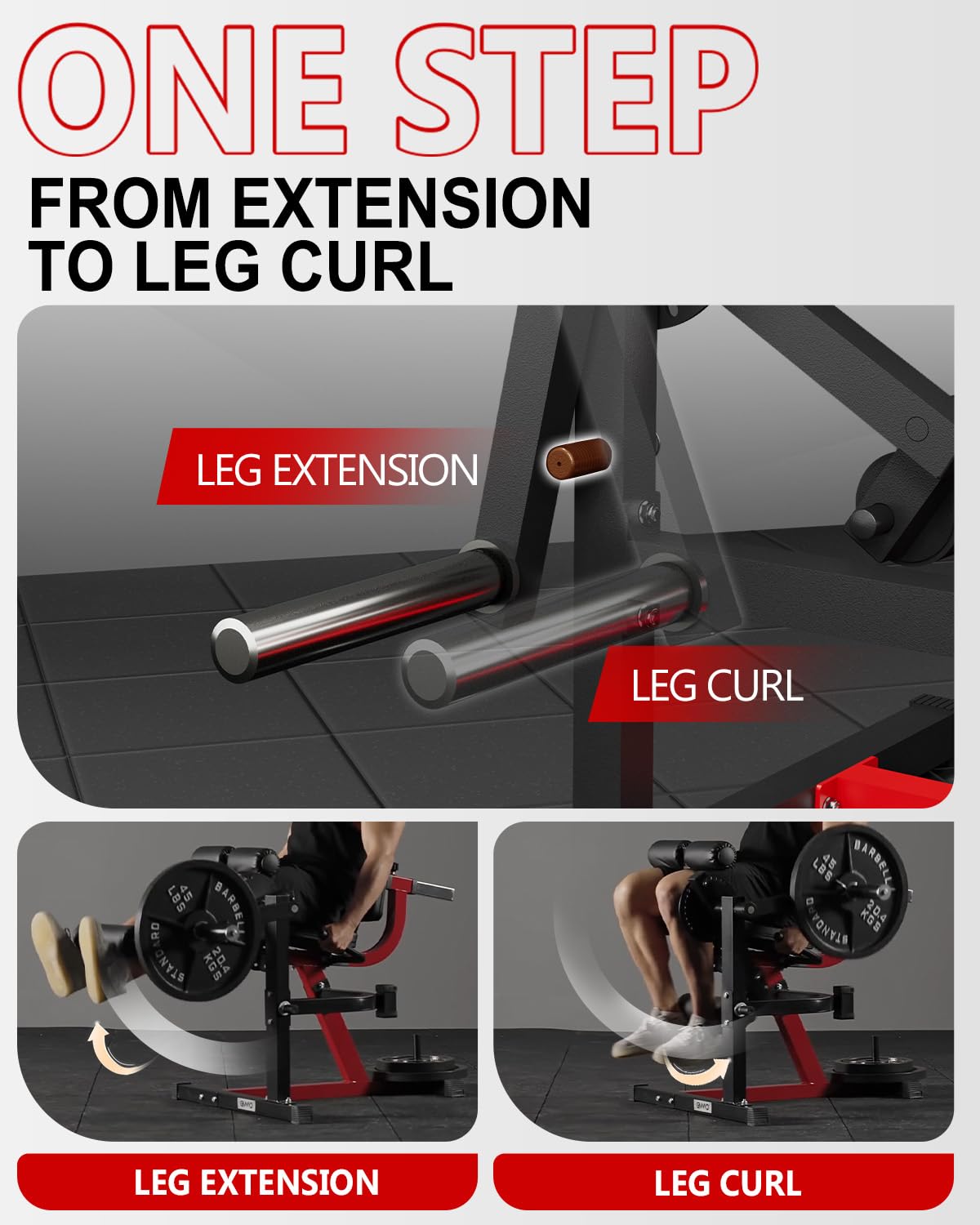 Verstelbare beenstrekmachine & - Home Gym Leg Extension Machine recensie en prijs
