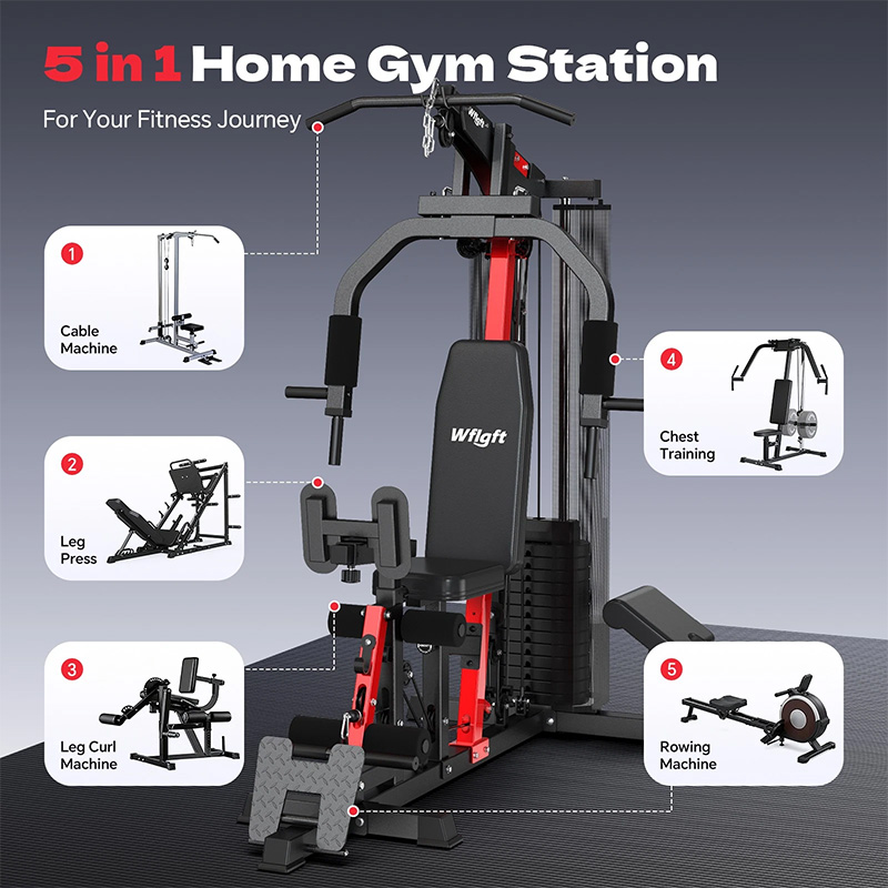 Pooboo Home Gym Workout Appara - Home Gym Leg Extension Machine recensie en prijs
