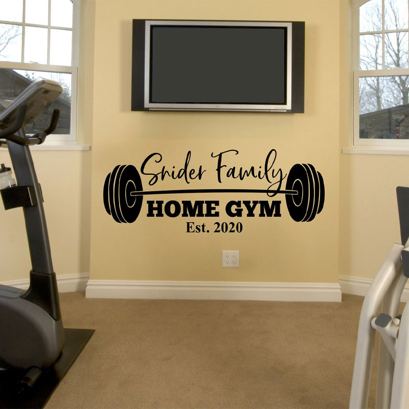 Aangepaste familienaam sportsc - Home Gym Names recensie en prijs