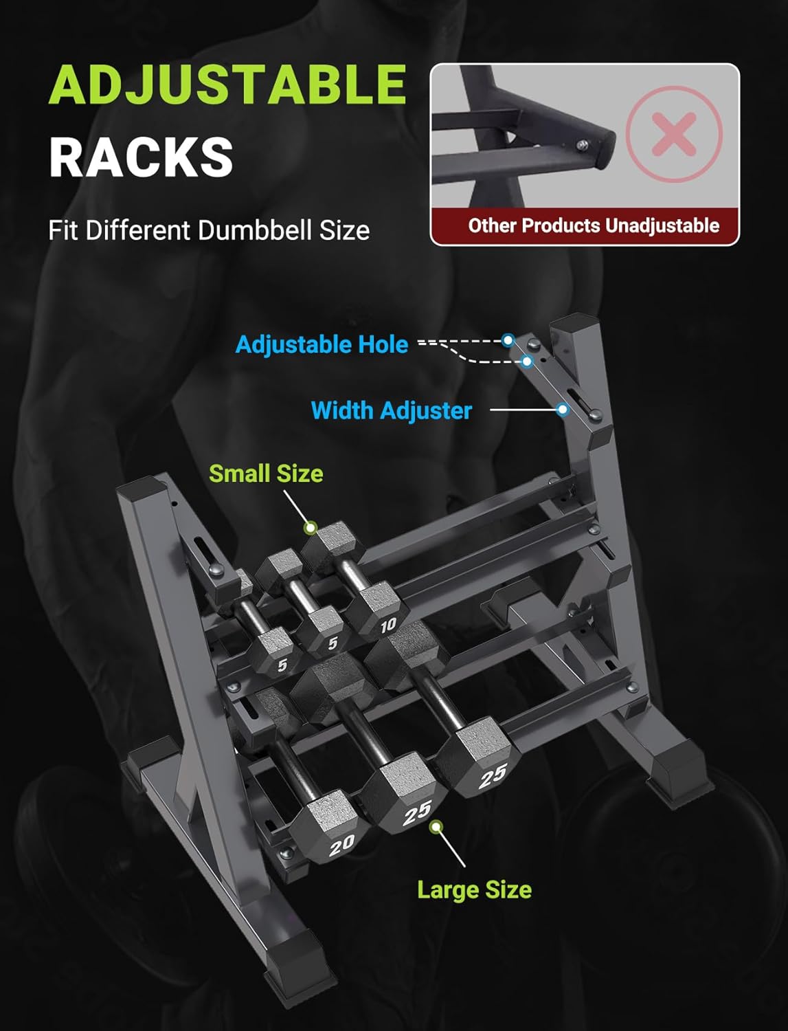 Homegym Dumbbell Rack, 3 & 5 l - Home Gym Usa recensie en prijs